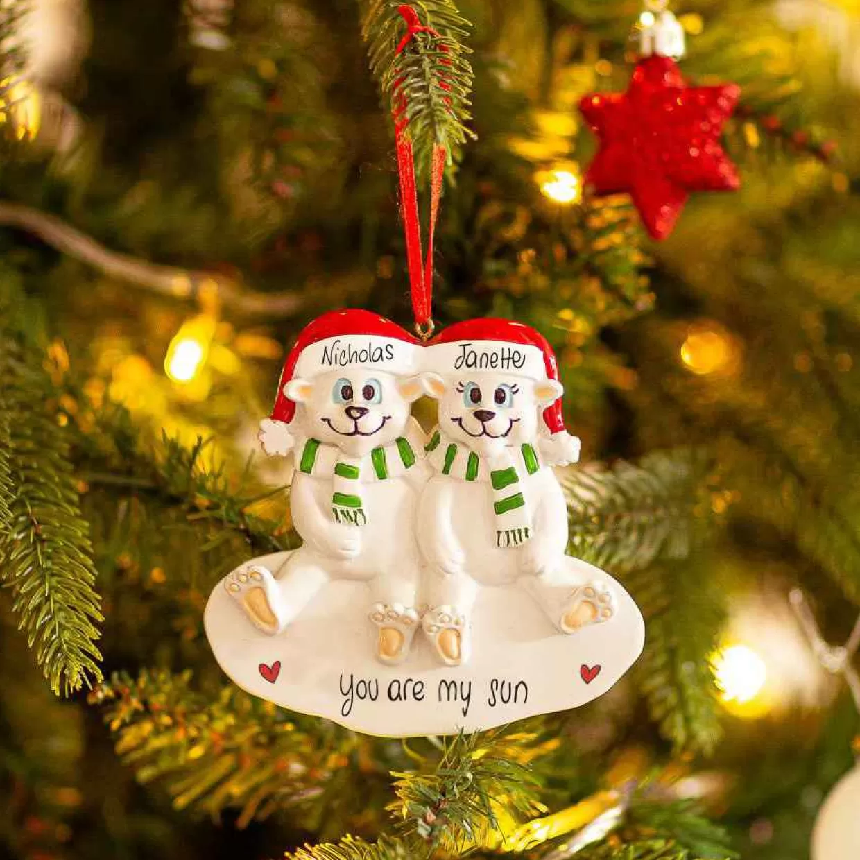 Christmas The Original 2 Christmas Polar Bears Clearance