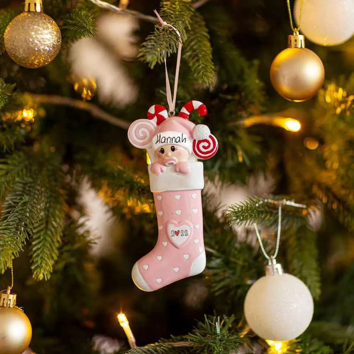 Christmas The Original Baby Girl Sock With Sweets Cheap