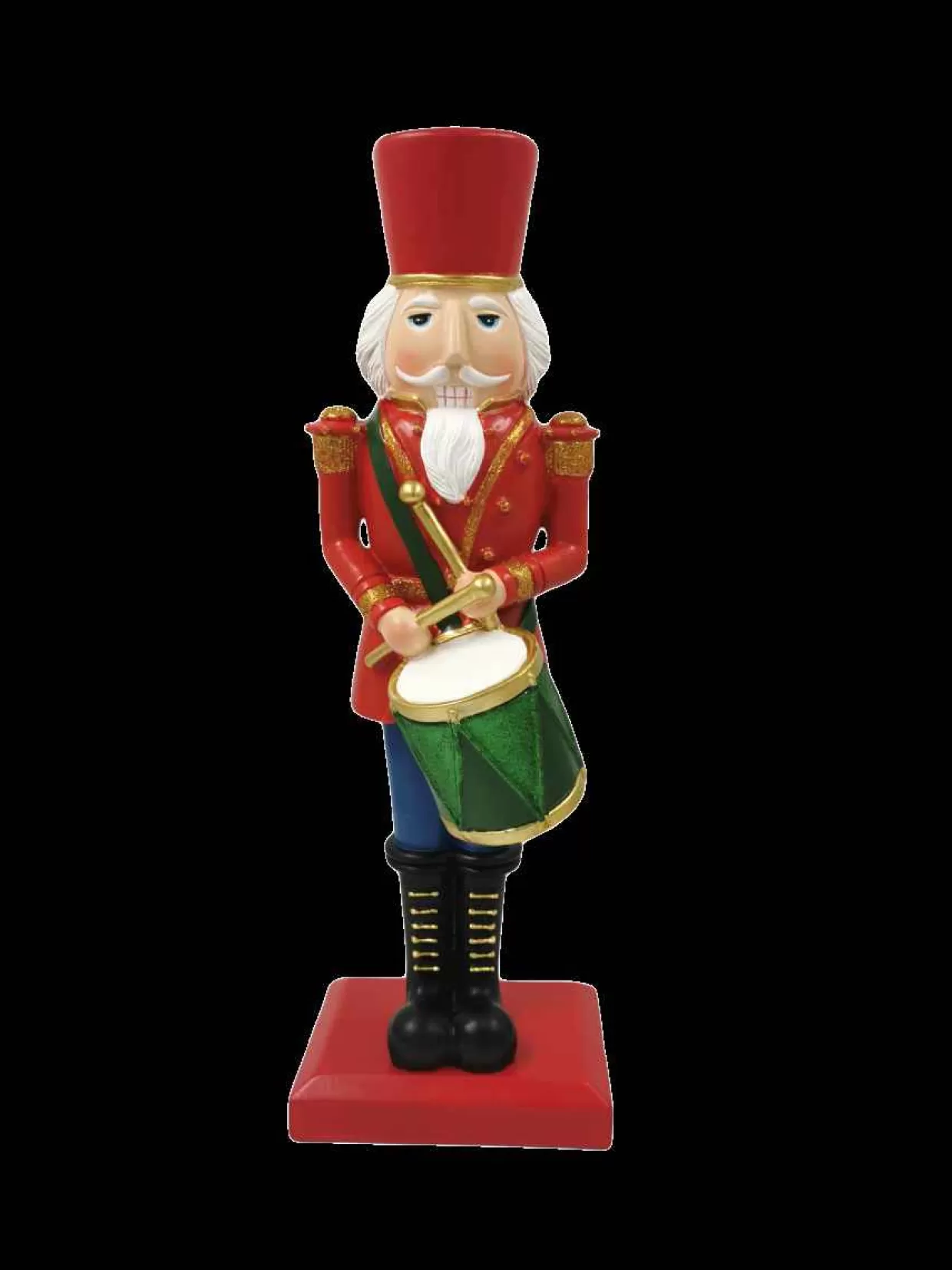 Christmas The Original Big Resin Nutcracker With Drum Cheap