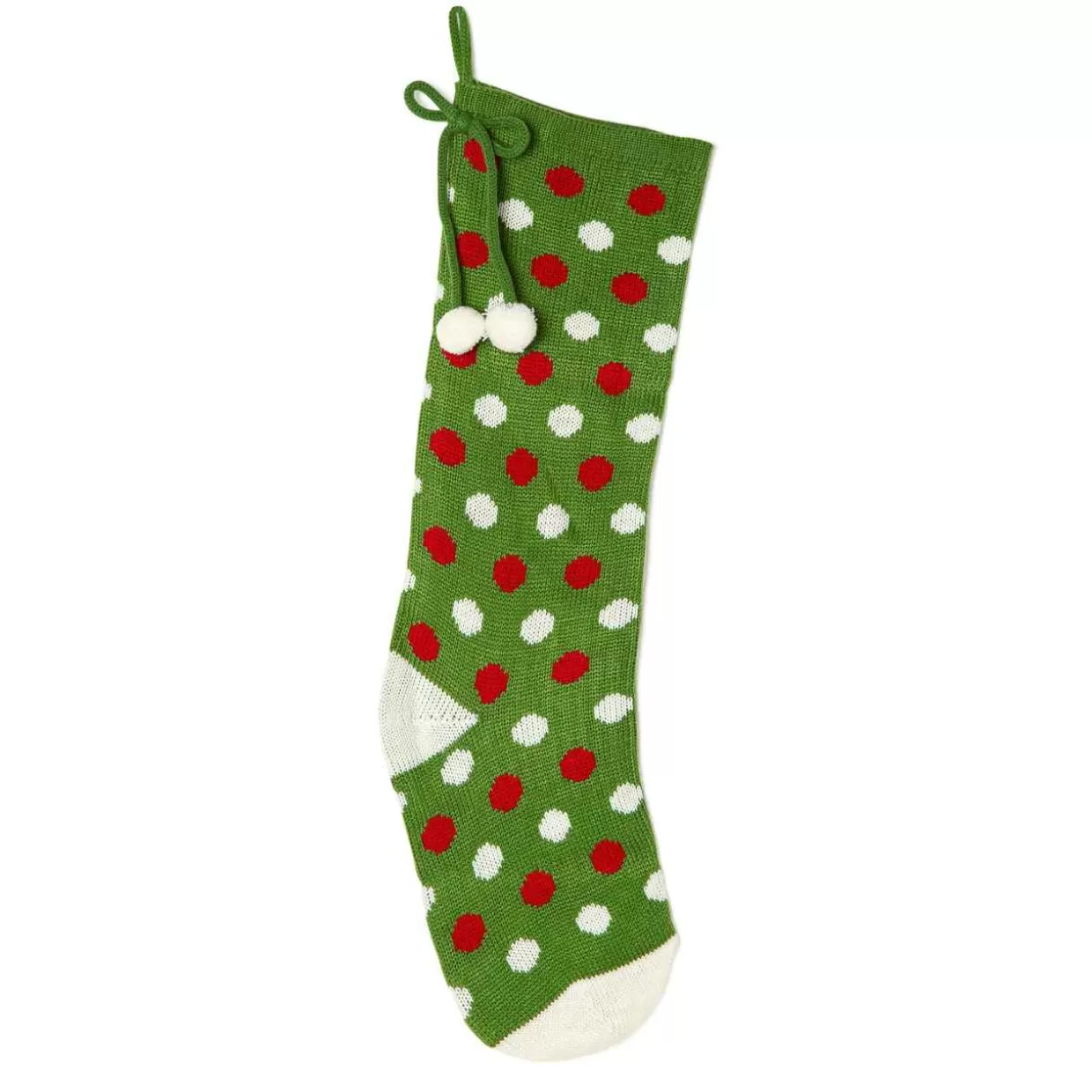 Christmas The Original Green Stocking With Polka Dot Flash Sale