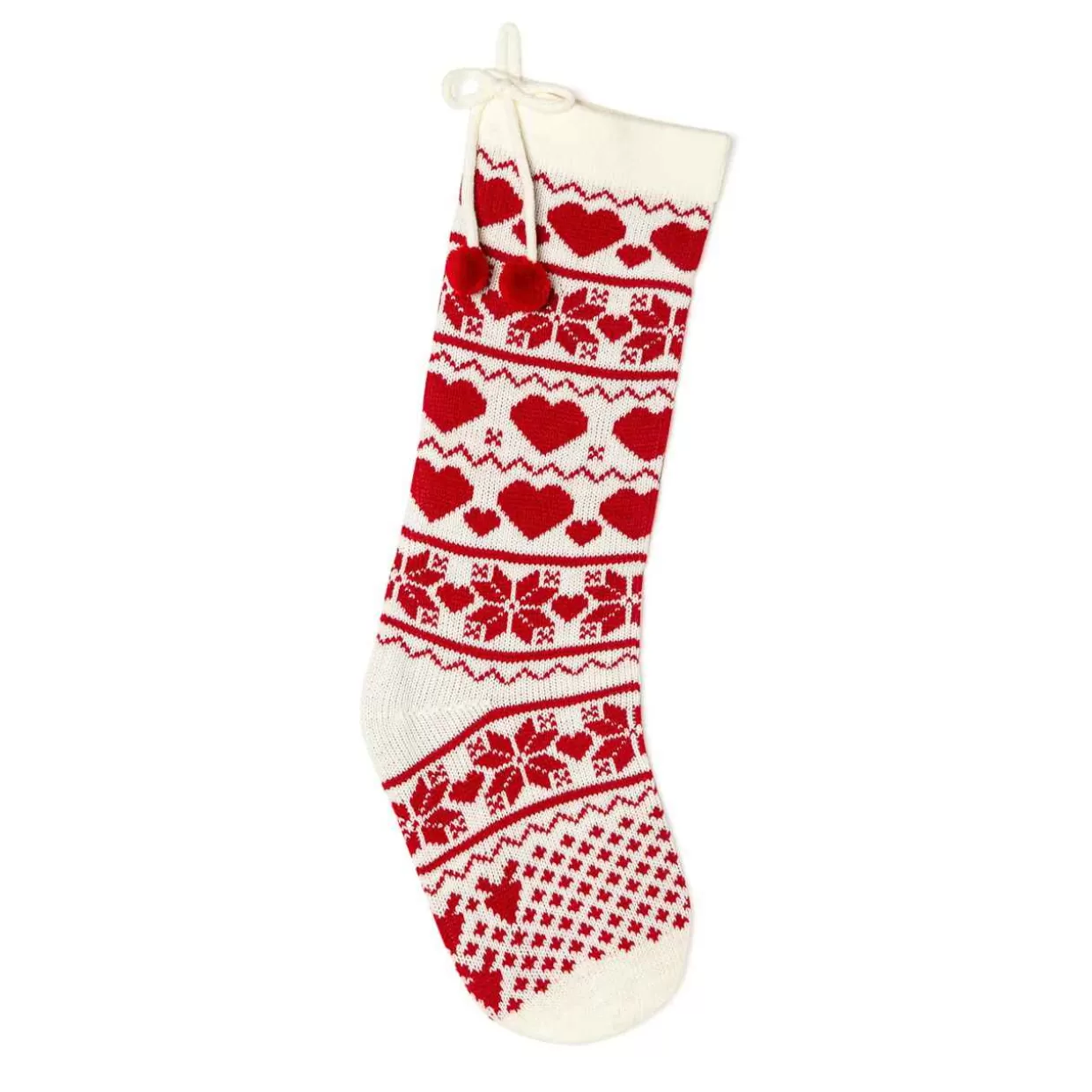 Christmas The Original Red Hearts Stocking Best Sale