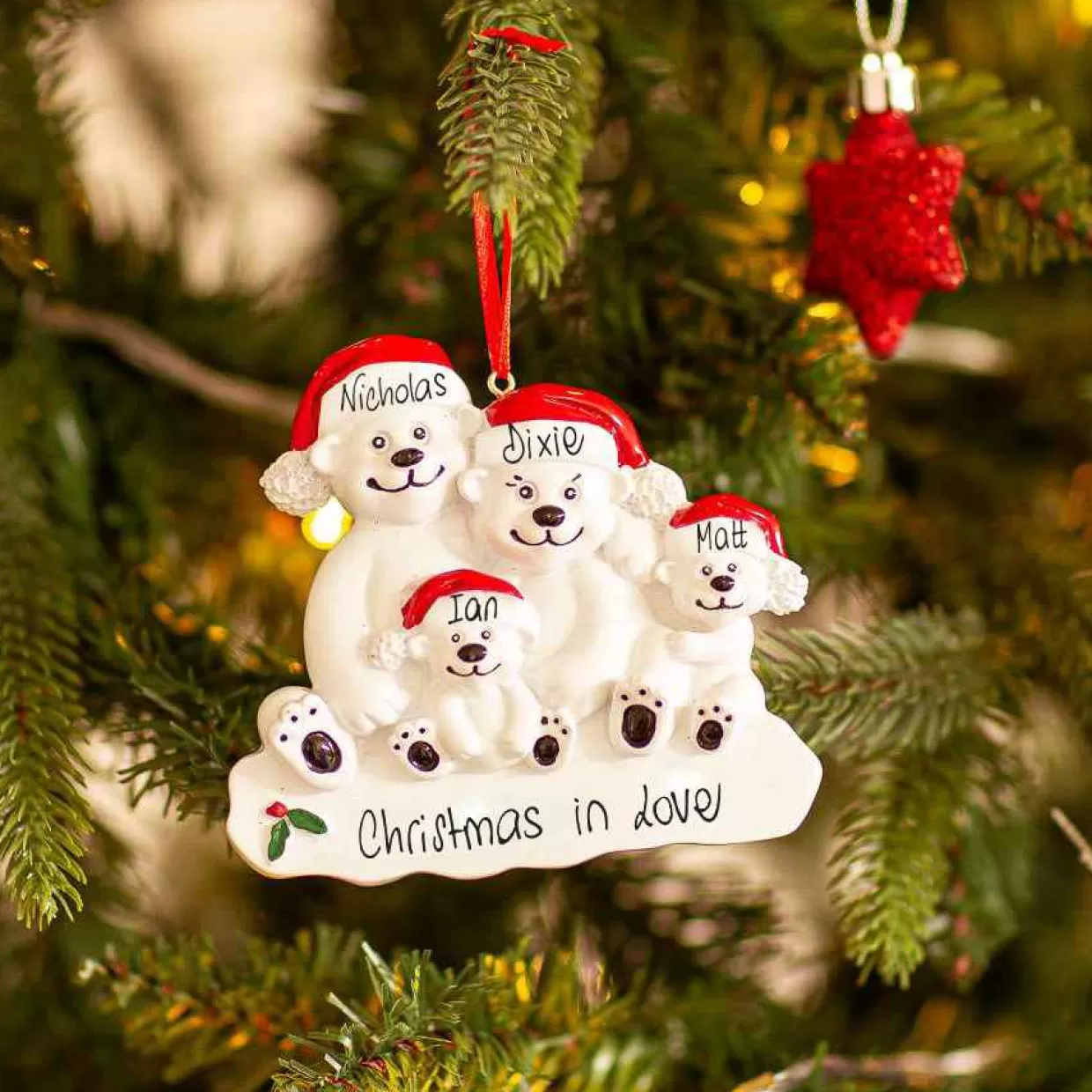 Christmas The Original The Family Of 4 Polar Bears Shop